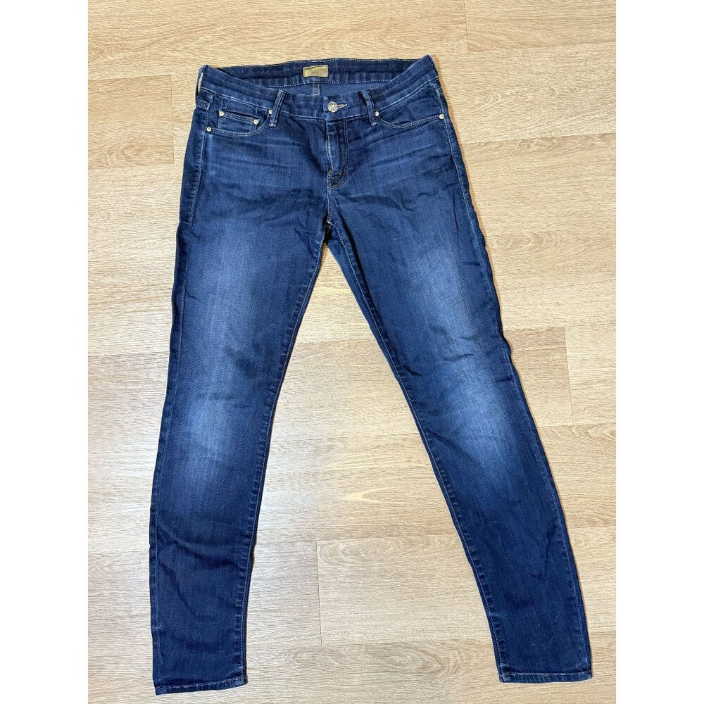 *Mother The Looker Skinny Jeans Size 28 Dark Wash Stretch Denim Made in USA